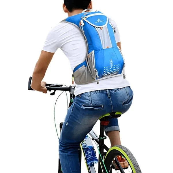 Waterproof and multifunctional backpack for cyclists