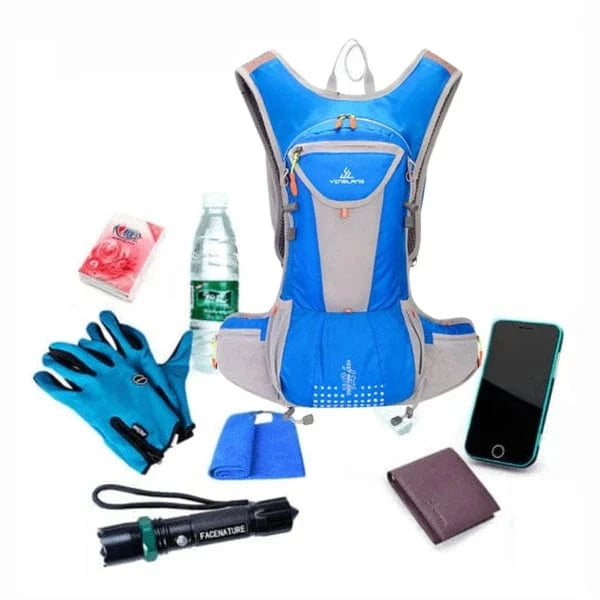 Waterproof and multifunctional backpack for cyclists