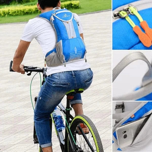 Waterproof and multifunctional backpack for cyclists